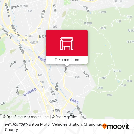 南投監理站Nantou Motor Vehicles Station map