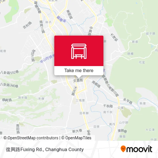 復興路Fuxing Rd. map