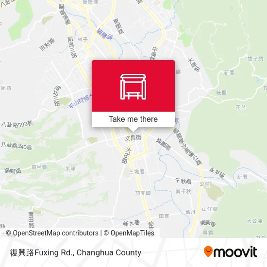 復興路Fuxing Rd. map
