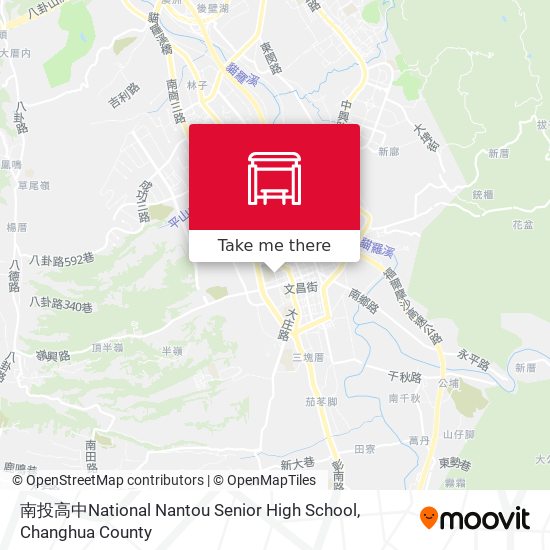 南投高中National Nantou Senior High School地圖