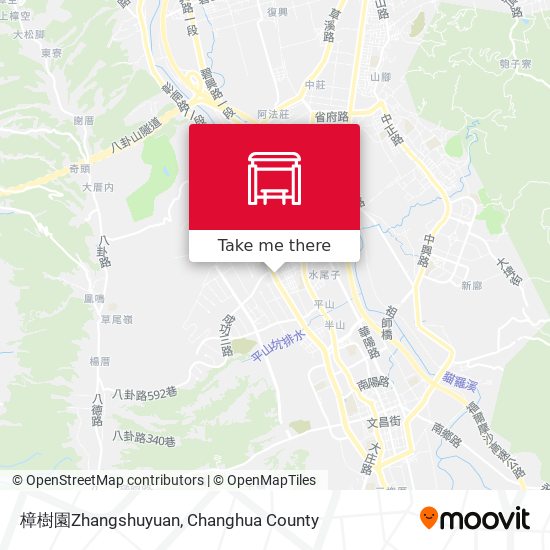 樟樹園Zhangshuyuan map