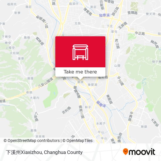 下溪州Xiaxizhou map