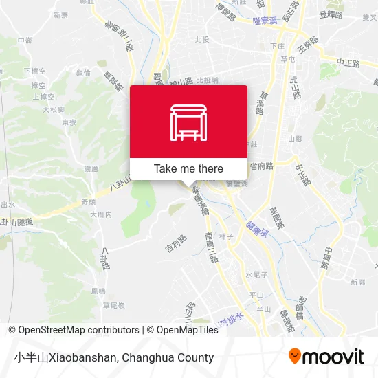 小半山Xiaobanshan map