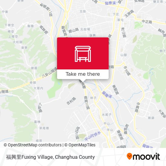 福興里Fuxing Village map