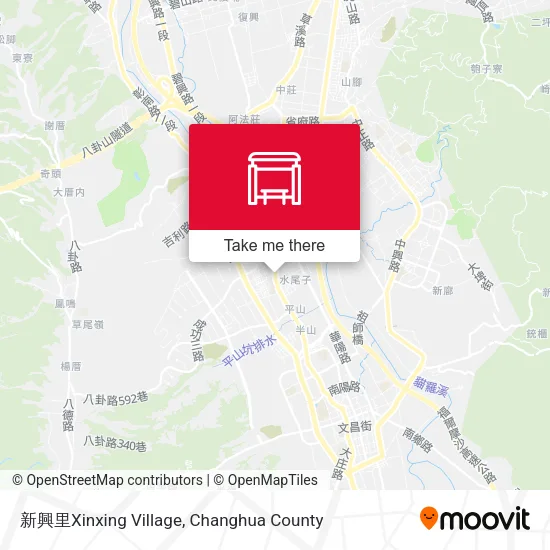 新興里Xinxing Village地圖