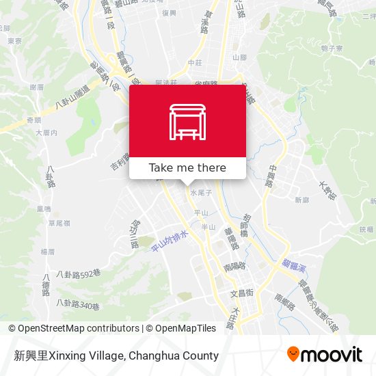 新興里Xinxing Village map