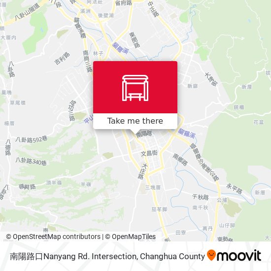 南陽路口Nanyang Rd. Intersection map