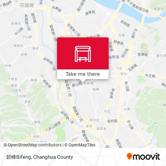 碧峰Bifeng map