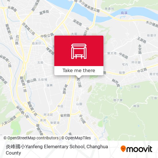 炎峰國小Yanfeng Elementary School map