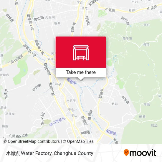 水廠前Water Factory map
