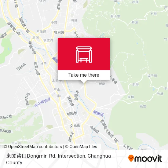 東閔路口Dongmin Rd. Intersection map