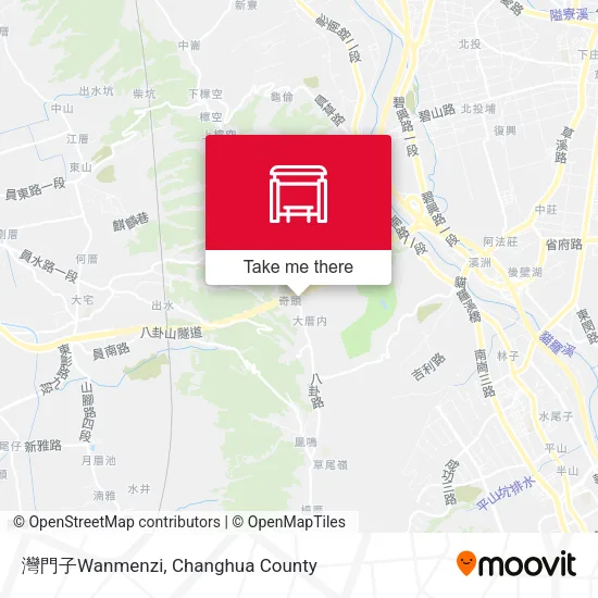 灣門子Wanmenzi map