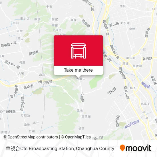 華視台Cts Broadcasting Station map