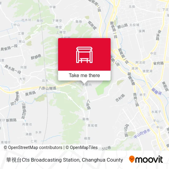 華視台Cts Broadcasting Station map
