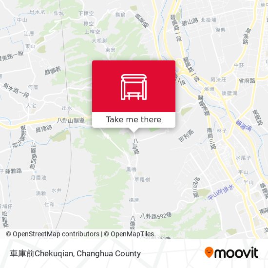 車庫前Chekuqian地圖