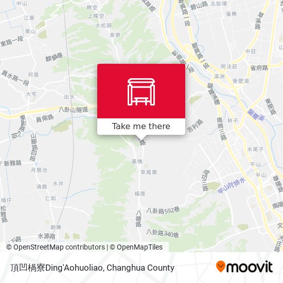 頂凹楇寮Ding'Aohuoliao map