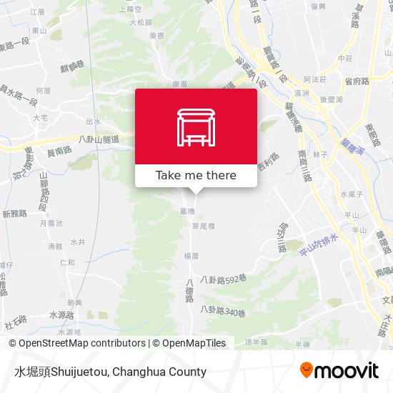 水堀頭Shuijuetou地圖