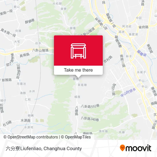 六分寮Liufenliao地圖