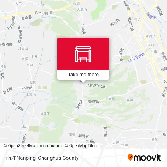 南坪Nanping map
