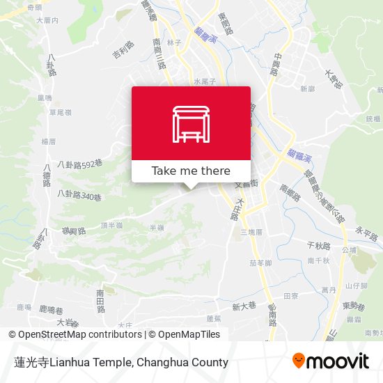 蓮光寺Lianhua Temple map