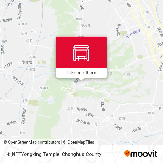 永興宮Yongxing Temple地圖
