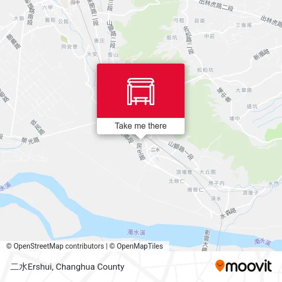 二水Ershui地圖