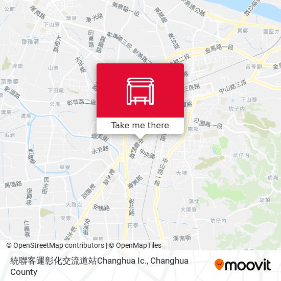 統聯客運彰化交流道站Changhua Ic.地圖