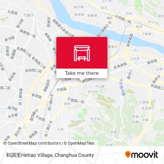 和調里Hetiao Village map