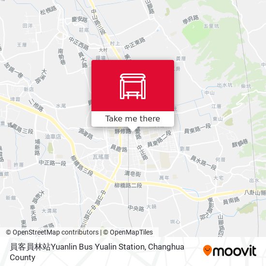 員客員林站Yuanlin Bus Yualin Station map