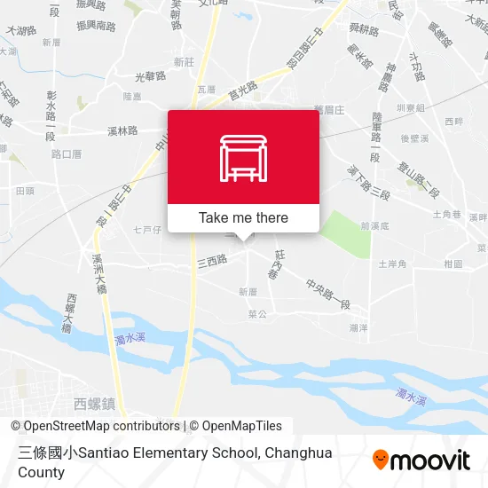 三條國小Santiao Elementary School map