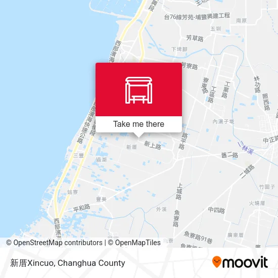 新厝Xincuo map