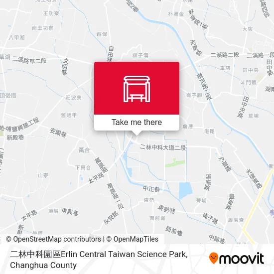 二林中科園區Erlin Central Taiwan Science Park地圖