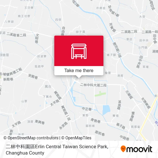 二林中科園區Erlin Central Taiwan Science Park地圖