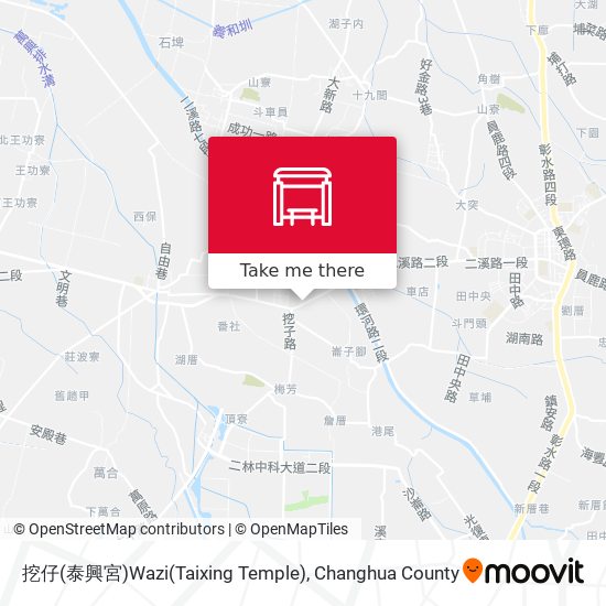 挖仔(泰興宮)Wazi(Taixing Temple) map