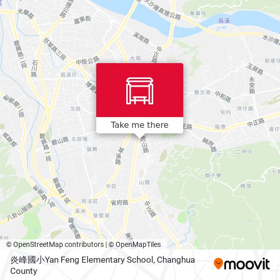 炎峰國小Yan Feng Elementary School map