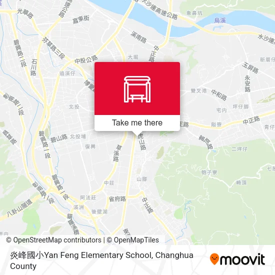 炎峰國小Yan Feng Elementary School map