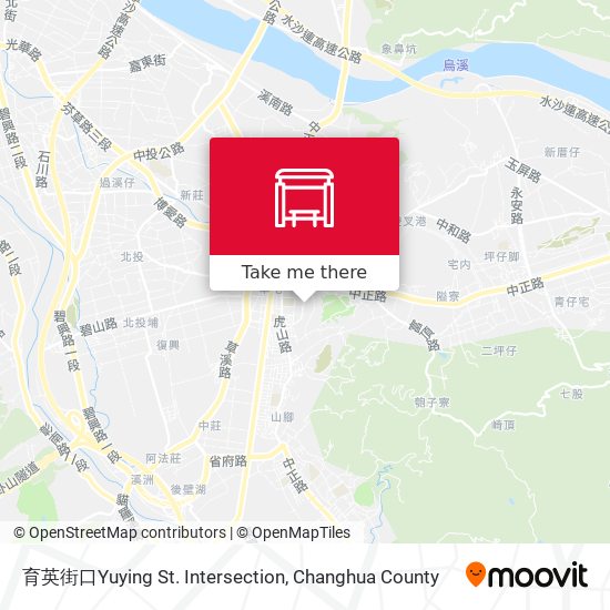 育英街口Yuying St. Intersection地圖