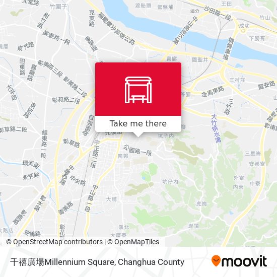 千禧廣場Millennium Square map