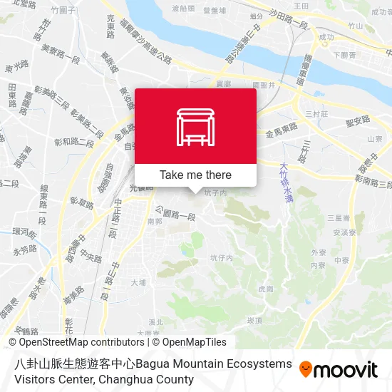八卦山脈生態遊客中心Bagua Mountain Ecosystems Visitors Center map