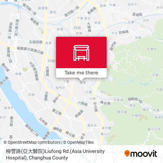 柳豐路(亞大醫院)Liufong Rd.(Asia University Hospital) map