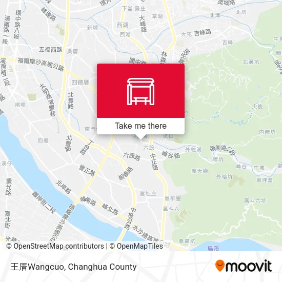 王厝Wangcuo map