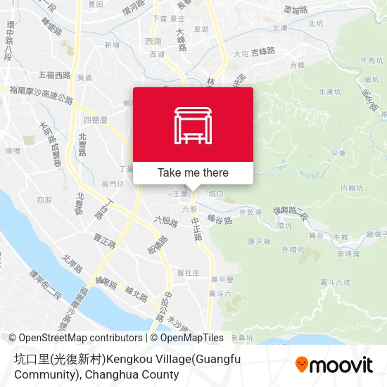 坑口里(光復新村)Kengkou Village(Guangfu Community)地圖