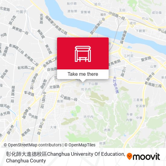 彰化師大進德校區Changhua University Of Education map