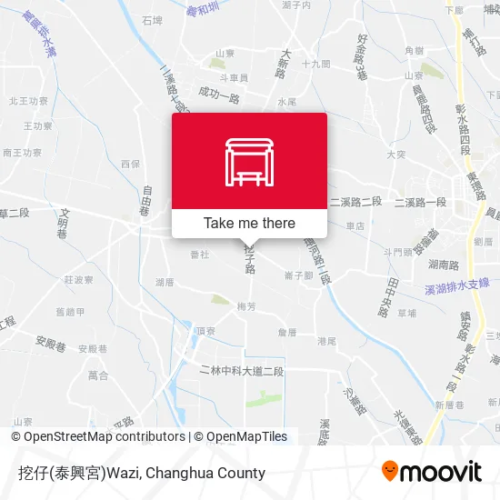 挖仔(泰興宮)Wazi地圖