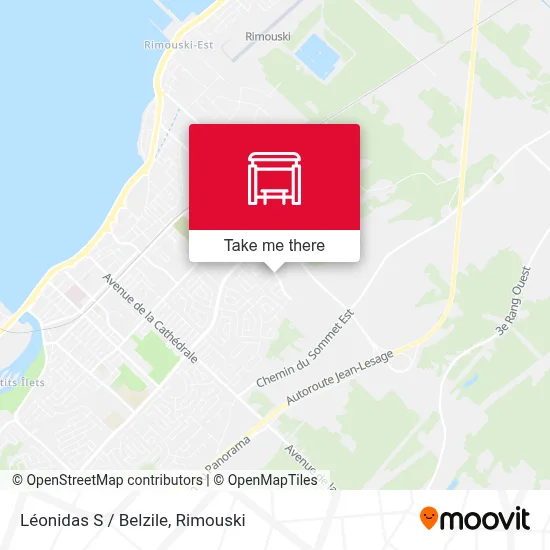 Léonidas S / Belzile map