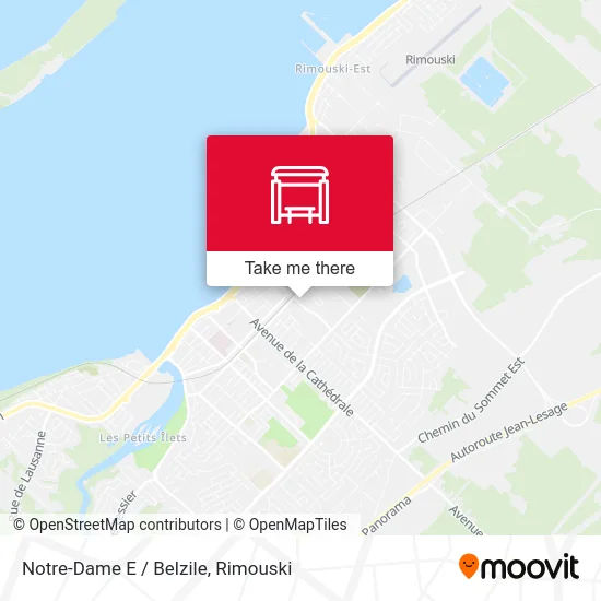 Notre-Dame E / Belzile map