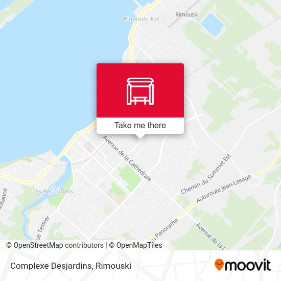 Complexe Desjardins map