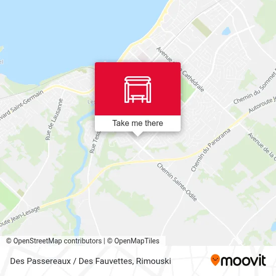 Des Passereaux / Des Fauvettes map