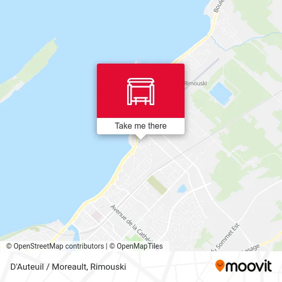 D'Auteuil / Moreault map