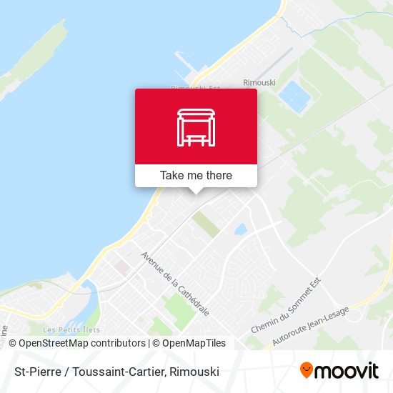St-Pierre / Toussaint-Cartier map